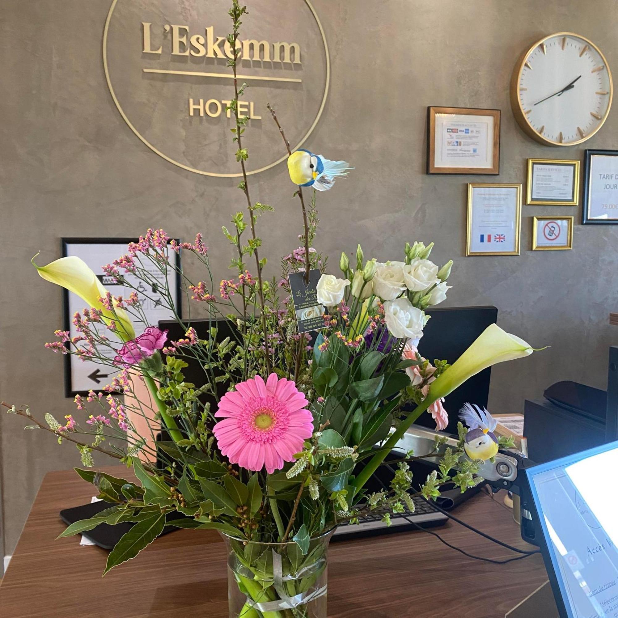 Hotel Restaurant L'Eskemm St Brieuc-Tregueux المظهر الخارجي الصورة